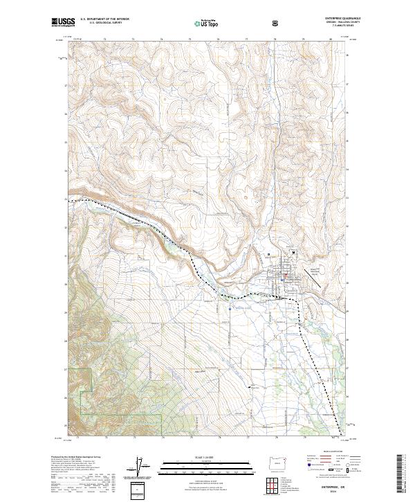 Enterprise topographic map thumbnail