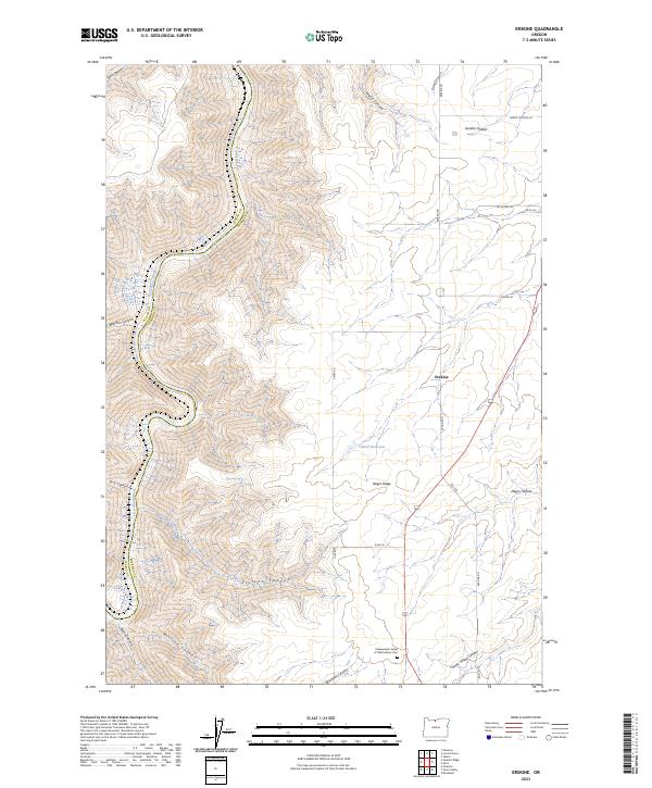 Erskine topographic map thumbnail
