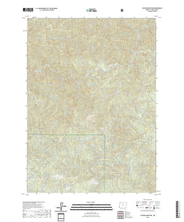 Father Mountain topographic map thumbnail