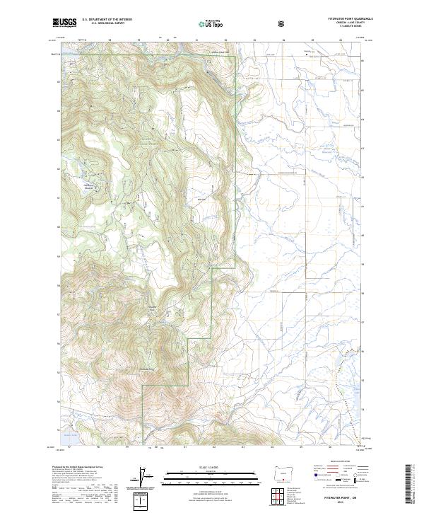 Fitzwater Point topographic map thumbnail