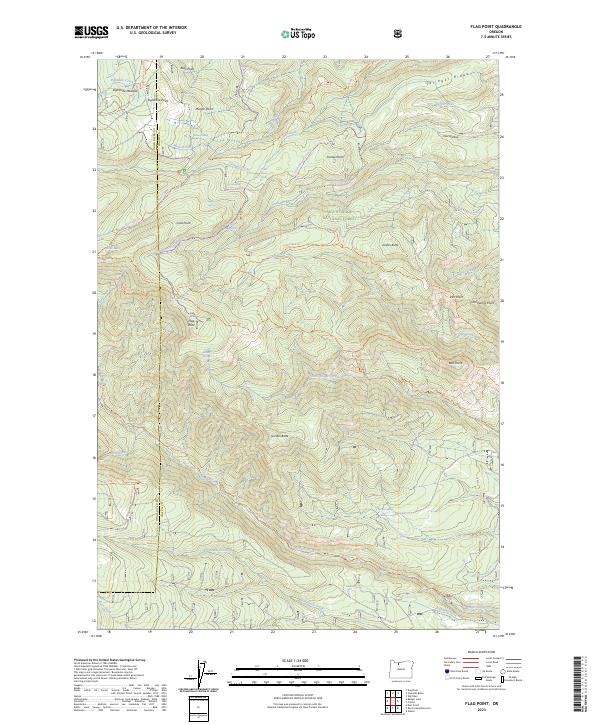 Flag Point topographic map thumbnail
