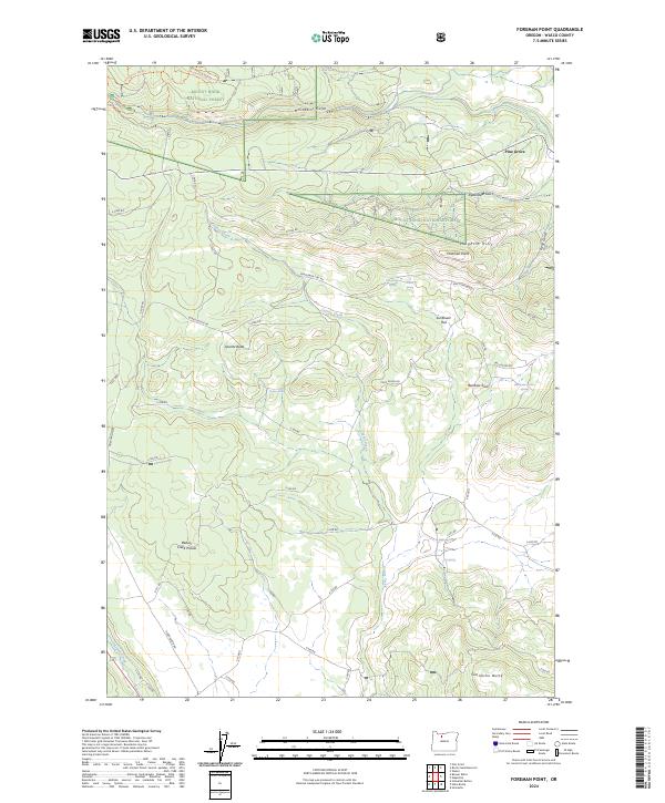 Foreman Point topographic map thumbnail