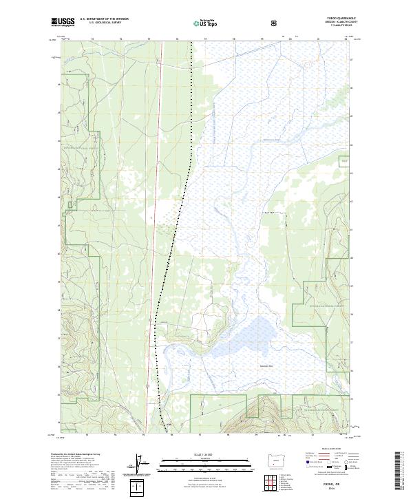 Fuego topographic map thumbnail