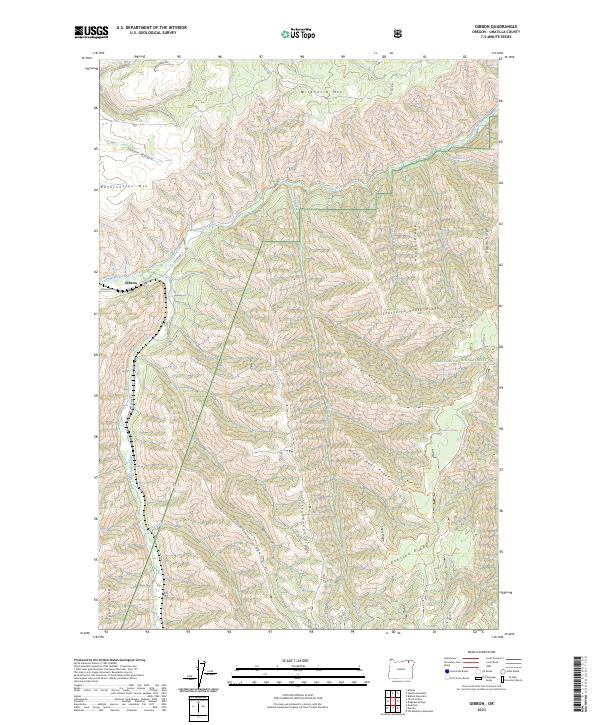 Gibbon topographic map thumbnail