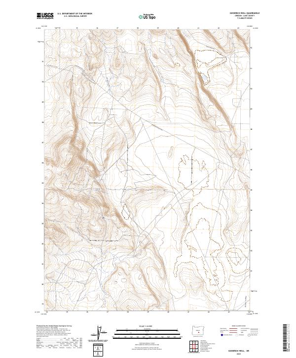 Goodrich Well topographic map thumbnail