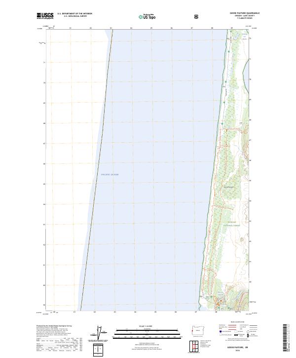 Goose Pasture topographic map thumbnail