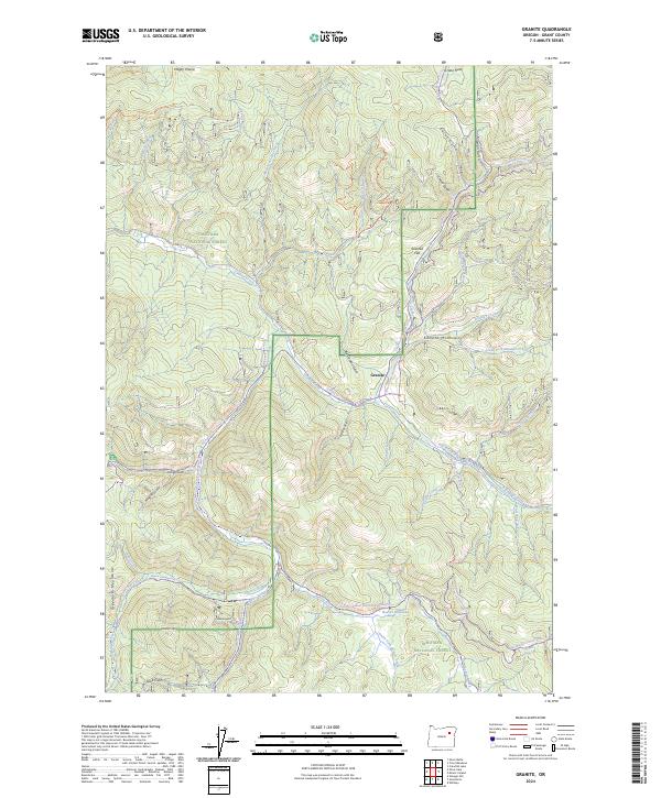 Granite topographic map thumbnail