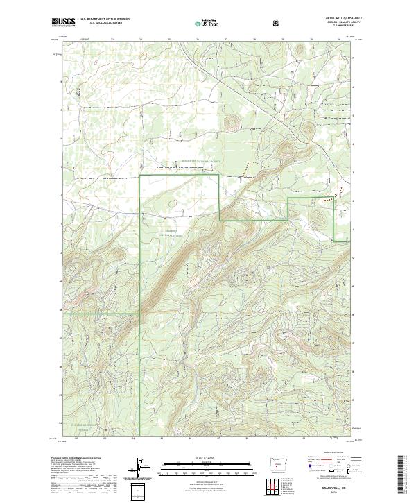Grass Well topographic map thumbnail