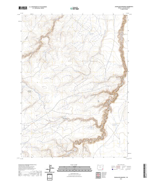 Guadalupe Meadows topographic map thumbnail