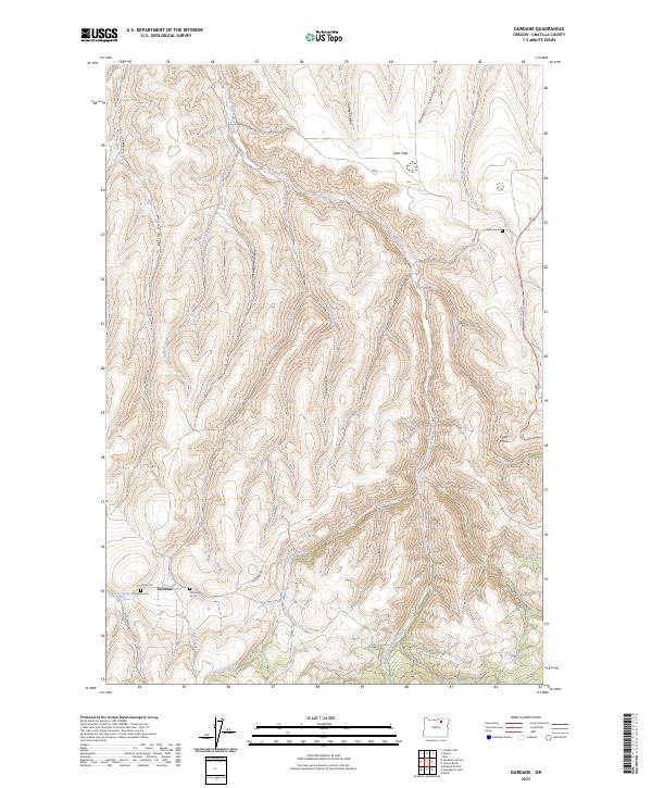 Gurdane topographic map thumbnail