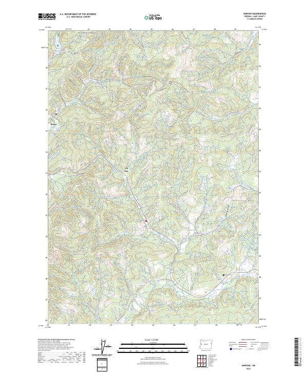 Horton topographic map thumbnail
