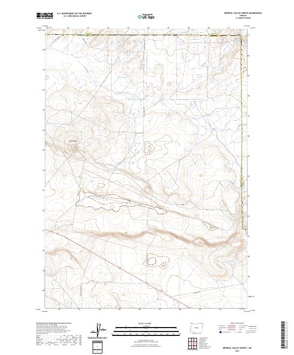 Imperial Valley North topographic map thumbnail