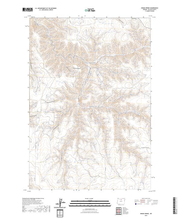 Indian Spring topographic map thumbnail