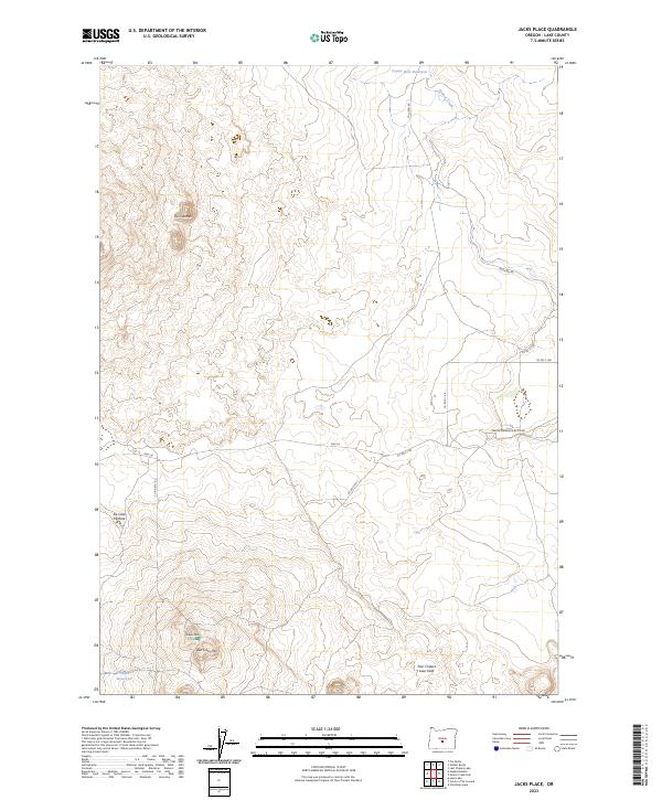 Jacks Place topographic map thumbnail