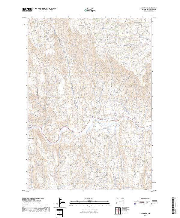 Jonesboro topographic map thumbnail
