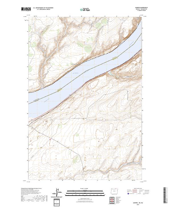 Juniper topographic map thumbnail