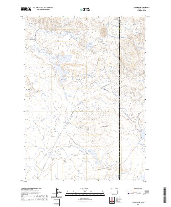 Juniper Point topographic map thumbnail