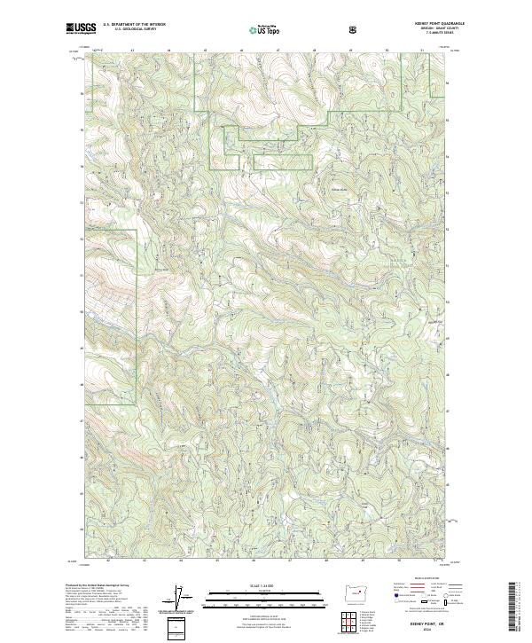 Keeney Point topographic map thumbnail