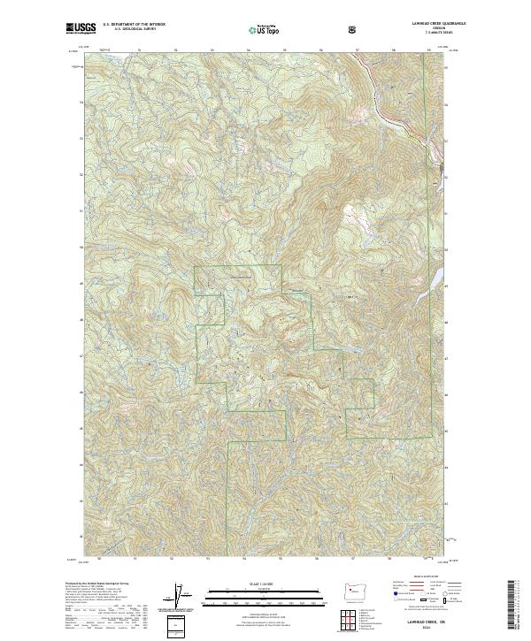 Lawhead Creek 2024 topographic map thumbnail