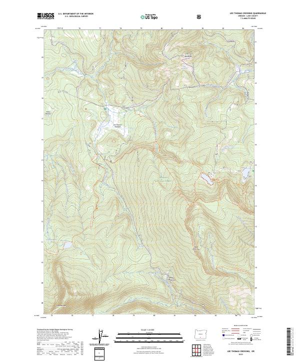 Lee Thomas Crossing 2023 topographic map thumbnail