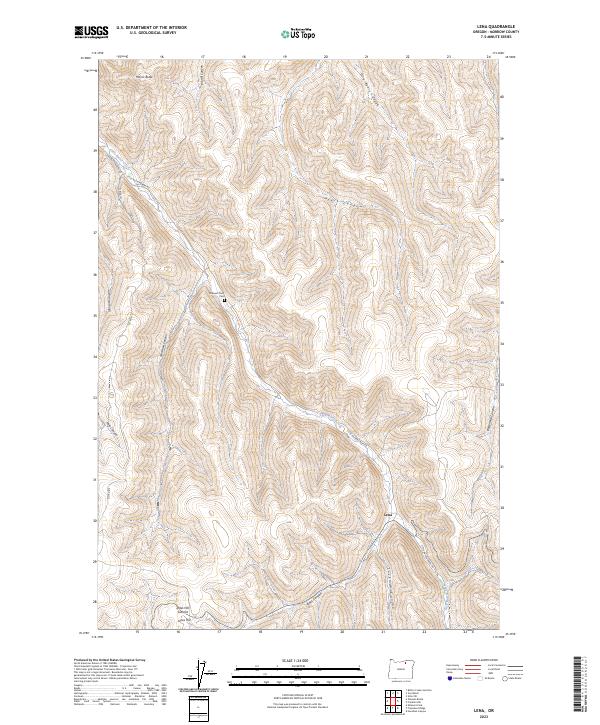 Lena 2023 topographic map preview
