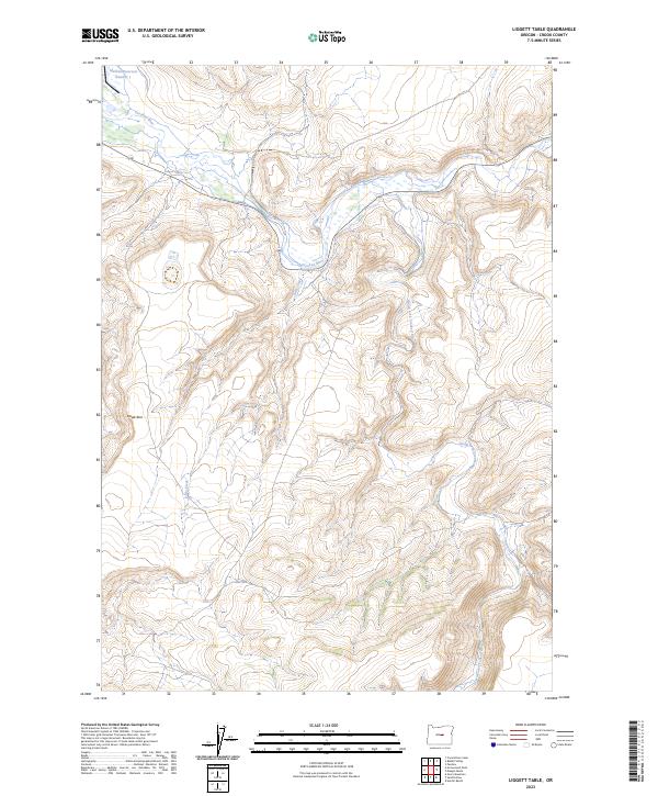 Liggett Table 2023 topographic map preview
