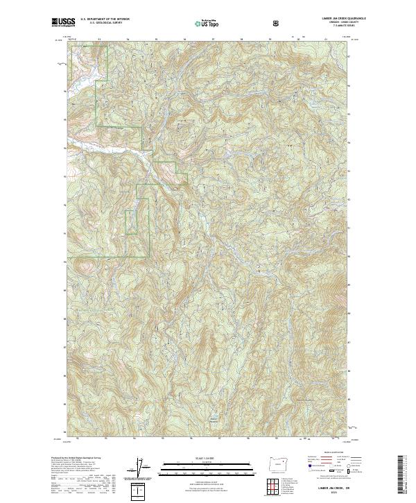 Limber Jim Creek topographic map thumbnail