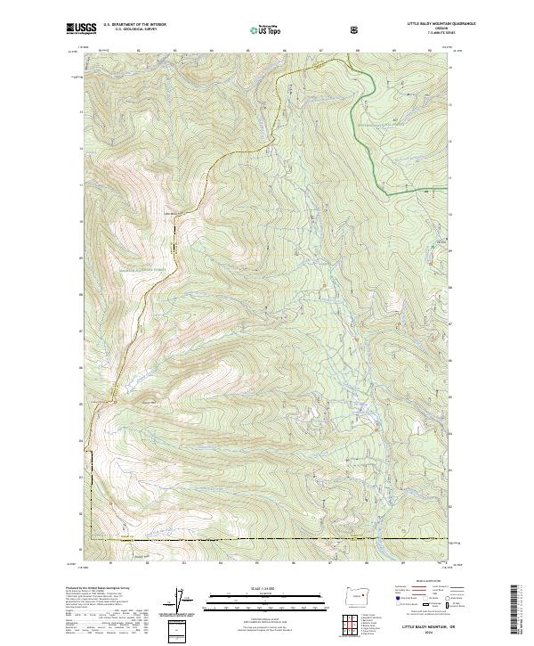 Little Baldy Mountain 2024 topographic map thumbnail