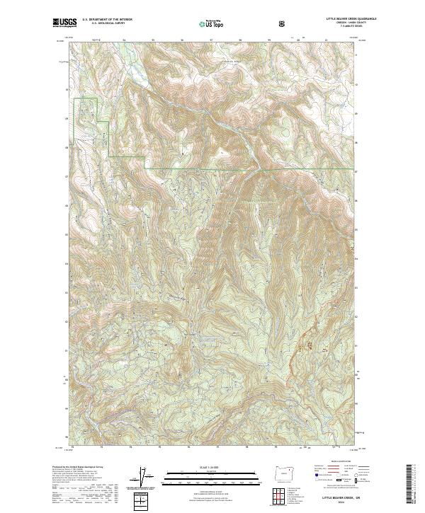 Little Beaver Creek 2024 topographic map thumbnail