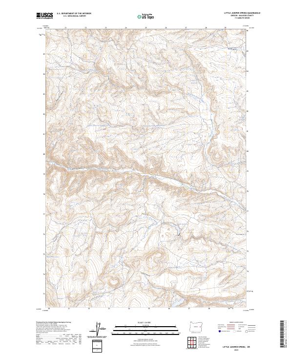 Little Juniper Spring 2023 topographic map thumbnail
