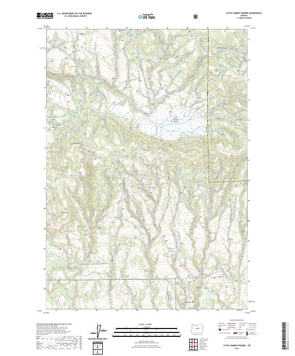 Little Summit Prairie 2023 topographic map thumbnail