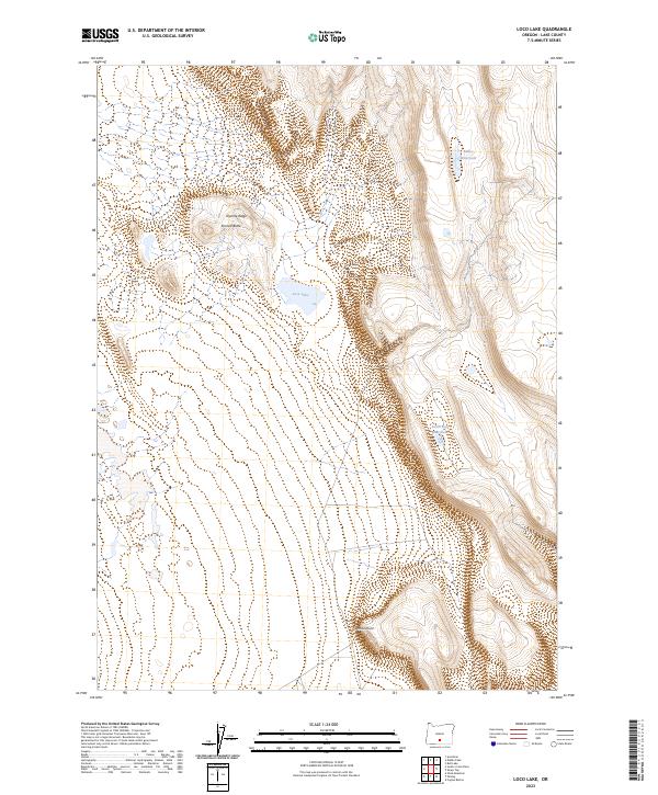Loco Lake 2023 topographic map thumbnail