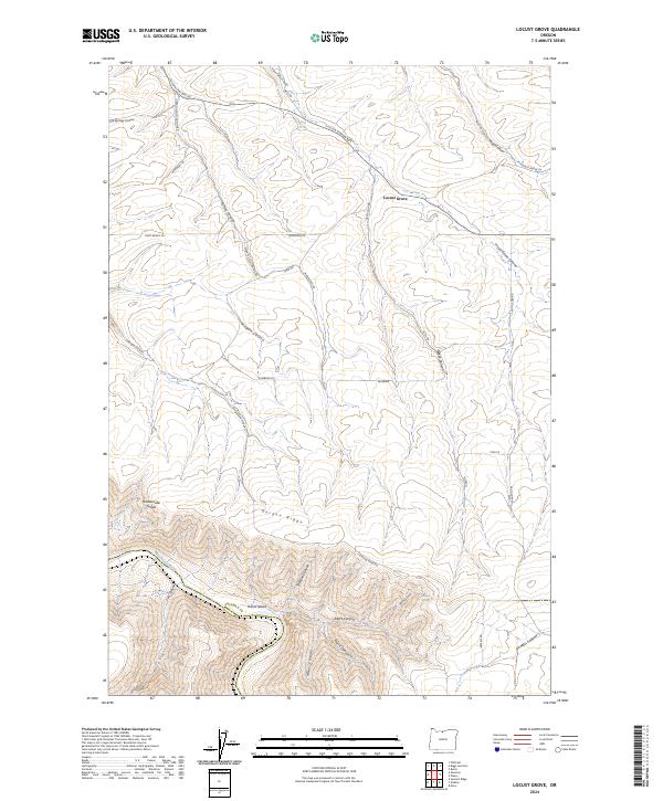 Locust Grove 2024 topographic map thumbnail