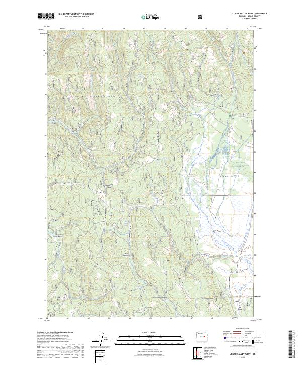 Logan Valley West 2023 topographic map thumbnail