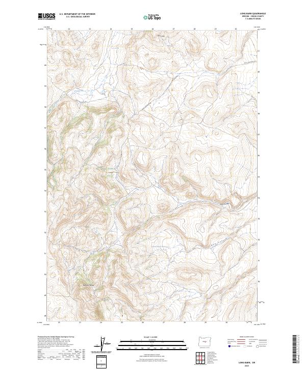 Long Barn 2023 topographic map preview