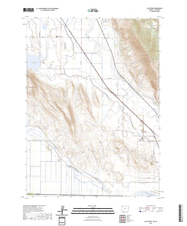 Lost River 2023 topographic map thumbnail