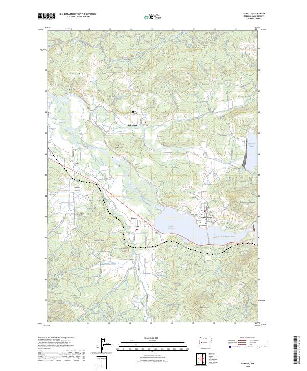 Lowell 2023 topographic map thumbnail