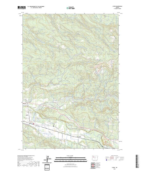 Lyons 2023 topographic map thumbnail