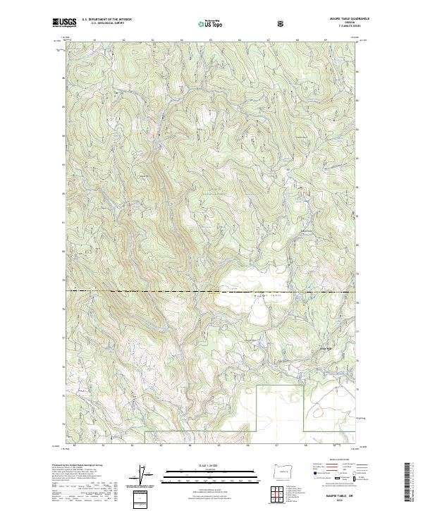 Magpie Table 2023 topographic map thumbnail