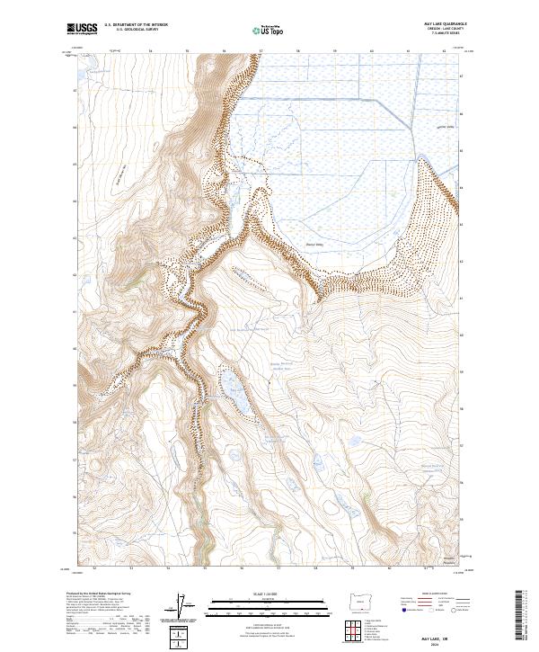 May Lake 2024 topographic map thumbnail