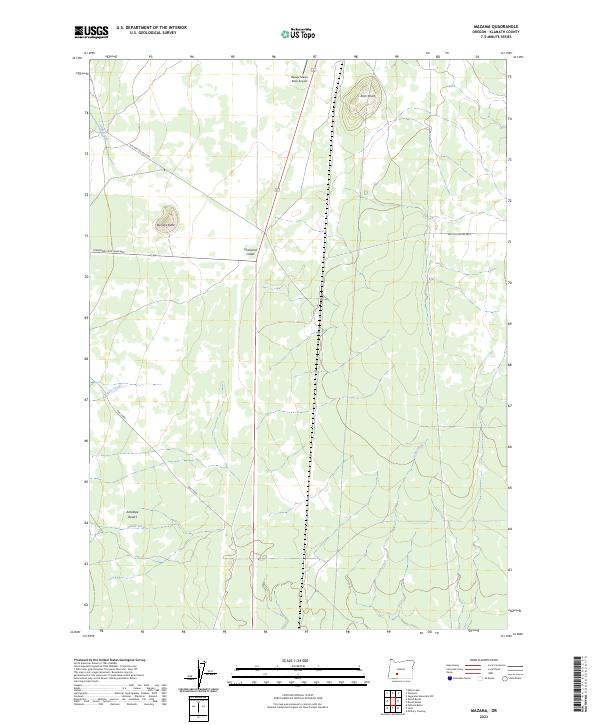 Mazama 2023 topographic map thumbnail