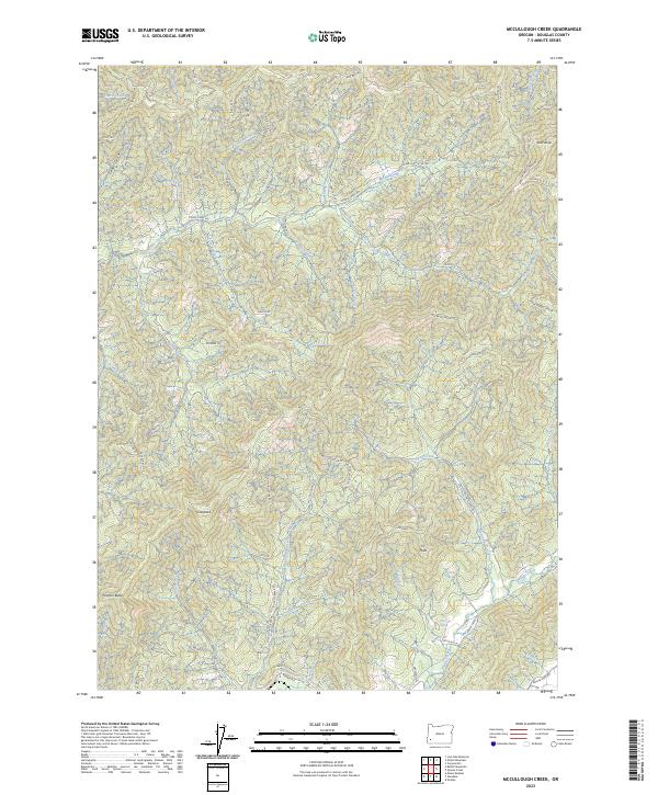McCullough Creek 2023 topographic map thumbnail