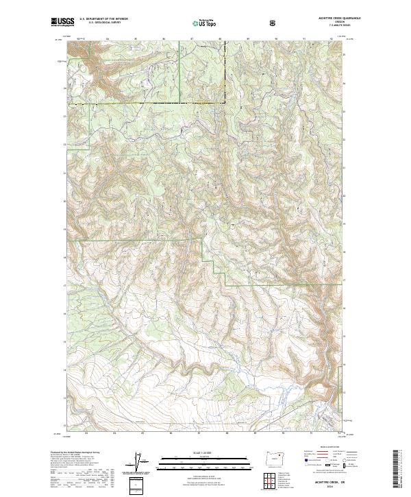 McIntyre Creek 2024 topographic map thumbnail