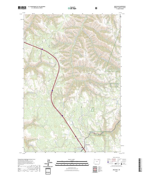 Meacham 2024 topographic map thumbnail
