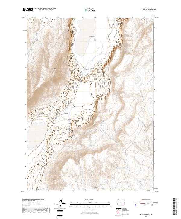 Mickey Springs 2023 topographic map thumbnail