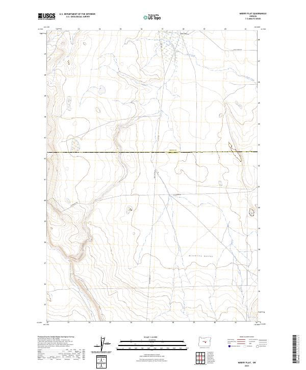 Misery Flat 2023 topographic map thumbnail