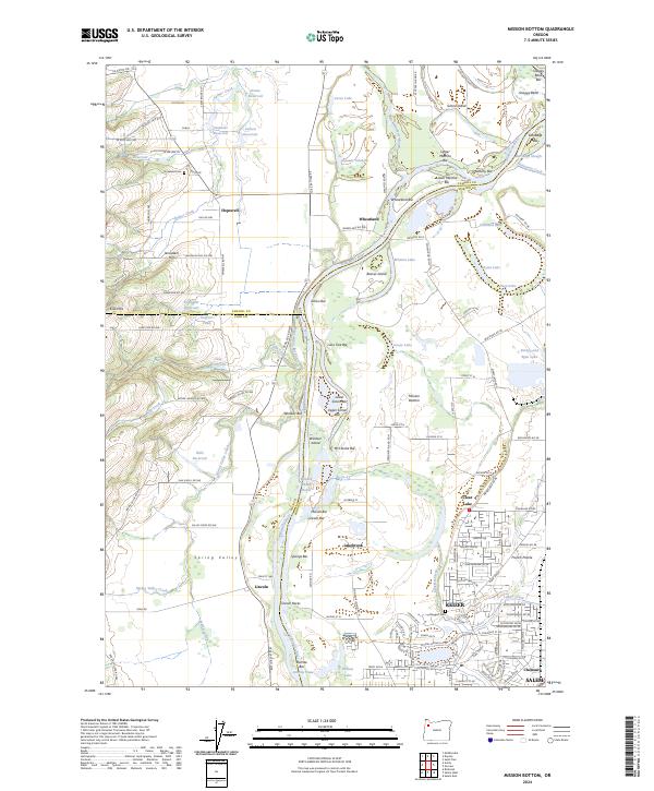 Mission Bottom 2024 topographic map thumbnail