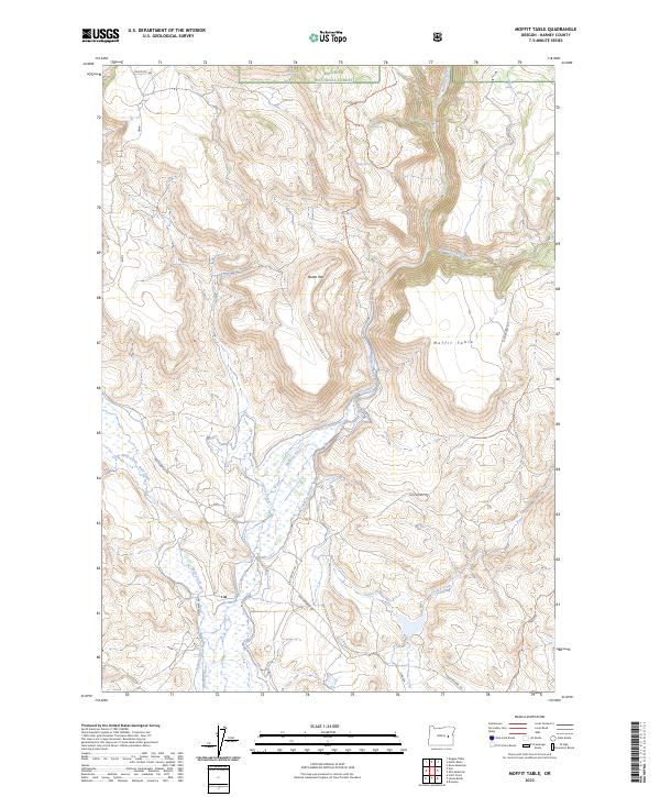 Moffit Table 2023 topographic map thumbnail