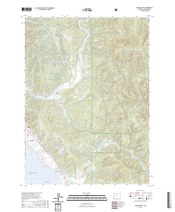 Mount Emily 2024 topographic map thumbnail
