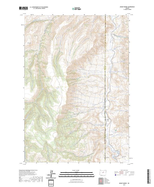 Mount Misery 2023 topographic map thumbnail